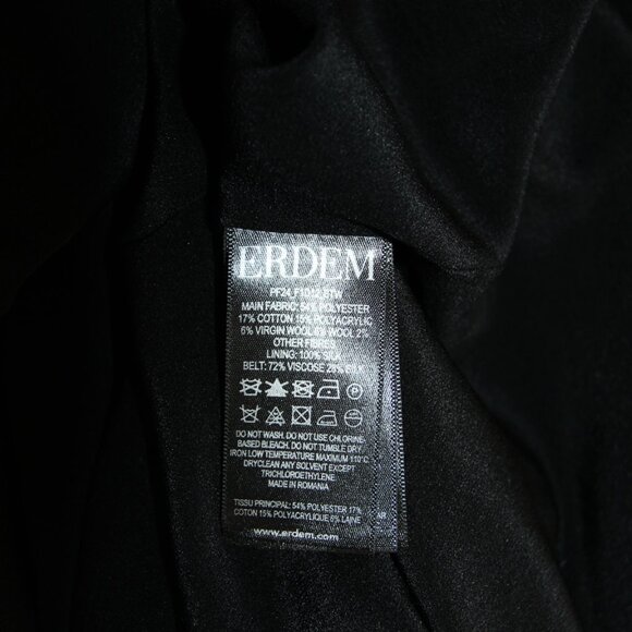 BNWT AW24 ERDEM SLEEVELESS MIDI TWEED PENCIL DRESS 2 - Picture 9 of 13